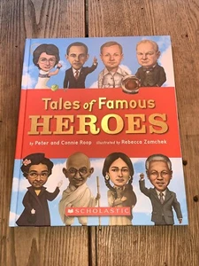 Tales of Famous HEROES By Peter And Connie Roop - Fabulous & Illustrative New - Bild 1 von 11