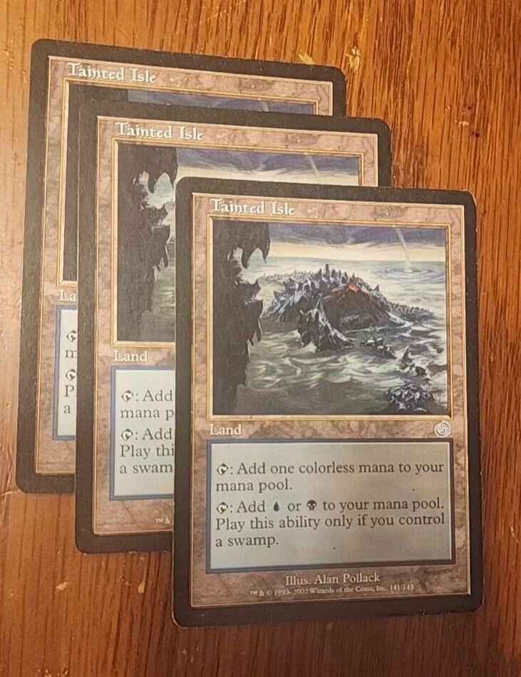 3x Tainted Isle uncommon lands - Torment - NM/VG - Image 1 of 1
