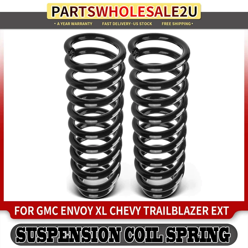 2x Muelles helicoidales delanteros para Chevrolet Trailblazer EXT GMC Envoy XL 2003-2006 4x4 Foto 1 de 4