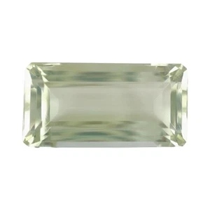 11.12ct NATURAL Light Green MINT Prasiolite Emerald Octagon Cut 18.5x9.5mm Gem - Picture 1 of 3