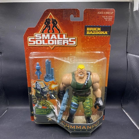 Small Soldiers Commando Elite Brick Bazooka Vintage 1998 Action Figure NEW  A2 Cover