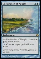 1x DECLARATION OF NAUGHT - Morningtide - MTG - Magic the Gathering - NM