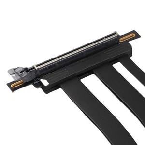 PCIe Gen5 X16 Graphics Card Extension Cable Professional Dual Row 90° High Speed - Afbeelding 1 van 24