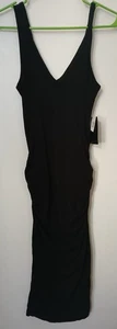 Size 1 / XS STANDARD JAMES PERSE Brand New Black Ruffled Dress - Picture 1 of 6