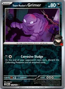 Team Rocket's Grimer 123/182 - SV10: Destined Rivals Reverse Holo - Picture 1 of 2