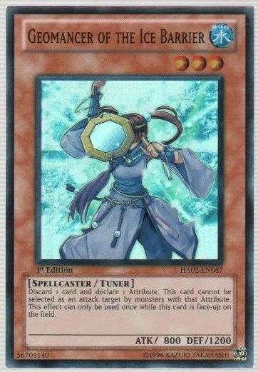 Geomancer of the Ice Barrier - HA02-EN047 - Super Rare - 1st Edition Near Mint H - Image 1 of 1