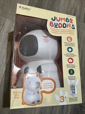 Jumbo Buddies Lámpara Exprimible Capibara Regulable Guardería Niño Luz Nocturna 12" Nuevo Foto 1 de 4