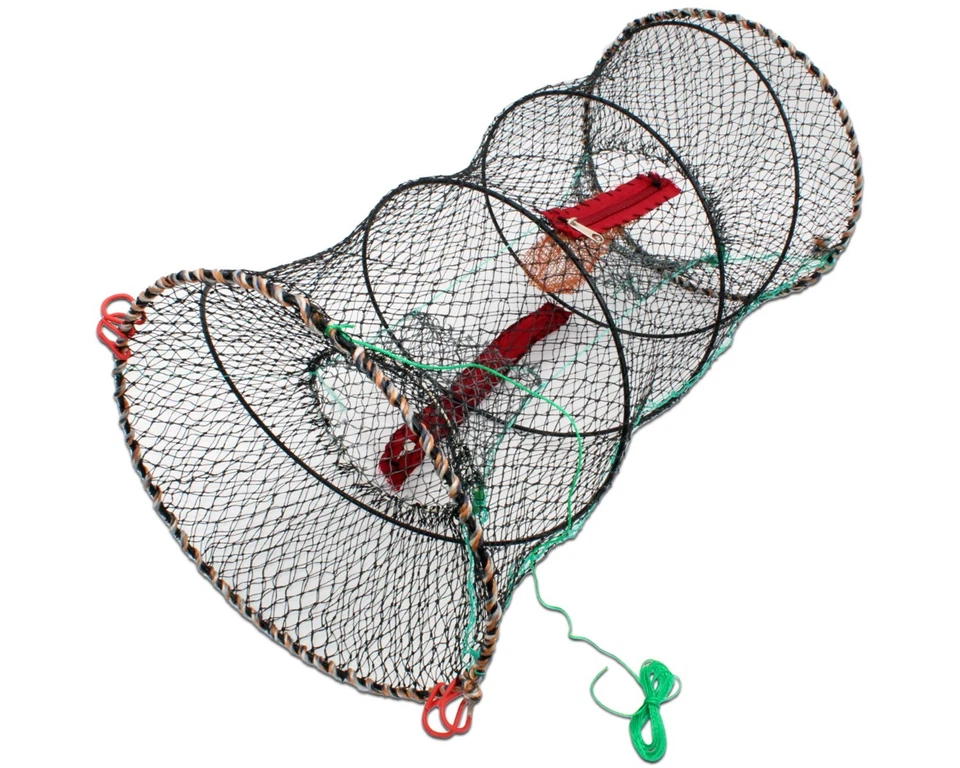 Angel Berger Köderfischreuse faltbar Fischreuse Krebsreuse Trap Keepnet Angel... - Bild 1 von 1