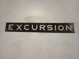 EXKURSION - X1 Lincolnshire 1960s Bus Destination Blind 30" Gift - Bild 1 von 8