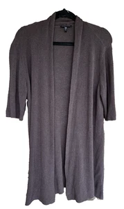 Eileen Fisher women's open front cardigan sweater gray/brown color size XL - Picture 1 of 11