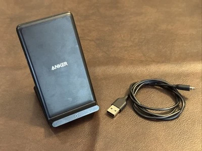 Anker PowerPort Wireless Charging Stand - Black (AK-A2523011) - Image 1 of 4