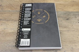 Global Printed Products 6" x 8.5" Fitness Planner, Black/Grungy Gold (GPP-0069-S - Picture 1 of 10