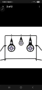 Steel Spinning Target, Use .177 and .22 Cal Pellets, 1.6 lbs. - Picture 1 of 5