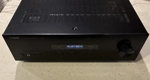 Yamaha R-S202BL 140W Stereo Receiver -  Black - USED - NO REMOTE  EXCELLENT COND - Picture 1 of 8