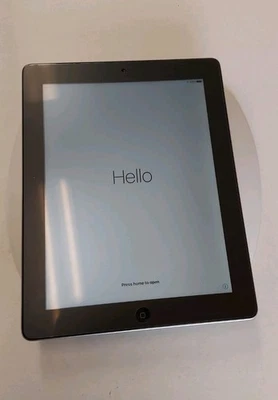 Apple iPad 4th Generation 16GB Silver Wi-Fi 9.7in Model A1458 - Image 1 of 4