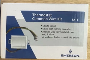 Emerson Thermostat Common Wire Kit SA11 - OPEN BOX - NEW - Picture 1 of 6