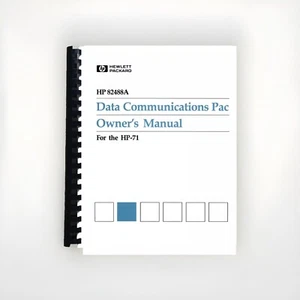 Manual for Hewlett Packard HP 71B calculator Data communication pac - Picture 1 of 1