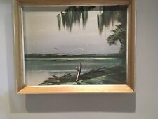 RARE VINTAGE HIGHWAYMEN JAMES GIBSON ON UPSON BOARD APPROX. 1965
