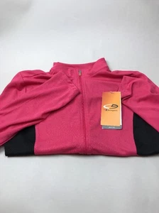  NWT Girls Duo Dry sport jacket. Size L. Pink Black  - Picture 1 of 4