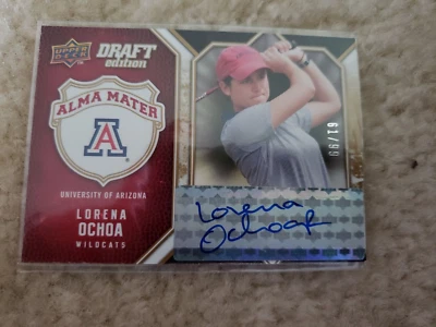 2009-10 Upper Deck Draft Edition Alma Mater Auto /99 Lorena Ochoa #AM-LO Auto - Image 1 of 2