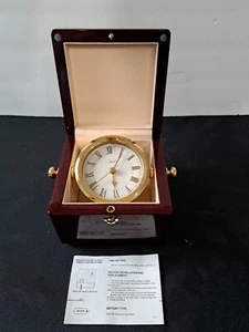 CHASS Quartz Clock Boxed Treasure Chest Captain's Clock Collectible (Working) - Picture 1 of 6