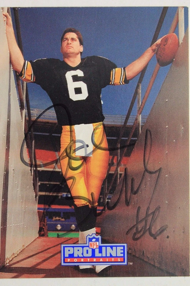 Bubby Brister Steelers Autograph 1991 NFL Pro Line #221 Signed Card 16J - Image 1 of 3