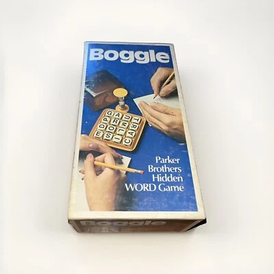 Vintage Boggle Hidden Word Game 1976 Edition by Parker Brothers Complete  - Image 1 of 4