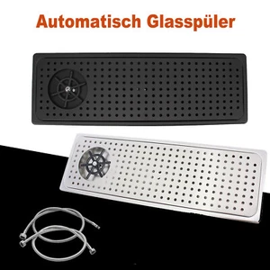 Edelstahl Glasspüler Hochdruck Gläserspülgerät Waschbecken Spüler Gläserspüler - Bild 1 von 14