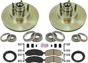 Front Disc Brake Rotors Pads Bear For 2010-2011 Ford Ranger Rear Wheel Drive - Bild 1 von 6