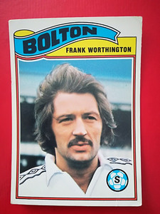 Topps Orange Back Football Cards 1978 #235 - Frank Worthington - Bolton