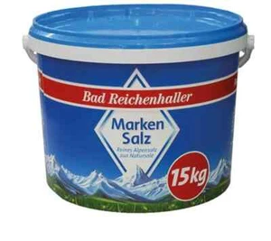 Salz, Bad Reichenhaller Siedesalz AlpenSalz, Speisesalz (15 kg) - Bild 1 von 4