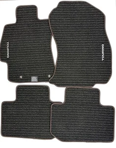 Alfombrillas negras para todo clima Subaru Forester 2014-2018 OEM J501SSG200 NUEVAS - Imagen 1 de 6