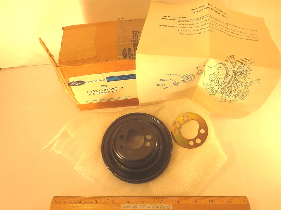 FORD 1990 FESTIVA "KIT DE ACTUALIZACIÓN DE AIRE ACONDICIONADO" F0BZ-19K603-A KIT DE AIRE ACONDICIONADO (PARA E8BZ-19B969-A) Foto 1 de 4