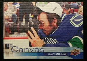2016-17 16/17 Upper Deck Canvas Series 1 C81 Ryan Miller Vancouver Canucks - Picture 1 of 2