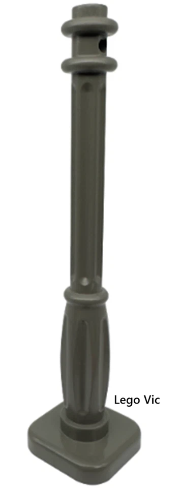 Lego 2039 Support 2x2x7 Lamp Post Dark Gray  du Spider-Man 4850 MOC A37 - Photo 1/1