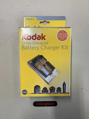 Kodak Battery Charger Kit K7600-C Li-lon 通用型 适用于 Kodak KLIC - 全新 全新带盒 — 第 1/2 张图片