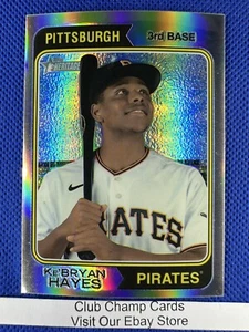 2023 #372 Ke'Bryan Kobe Hayes Topps Heritage Cromo Refractor 573/574 Piratas - Imagen 1 de 3