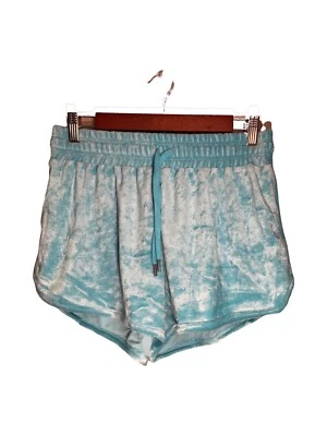 GENERATION LOVE Women’s Britt Velour Soft SHORTS Scuba Blue Size Medium NWT $105 - Image 1 of 4
