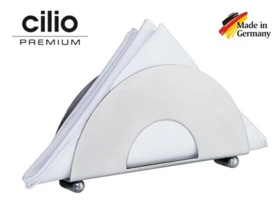PORTA TOVAGLIOLI SALVIETTE DA TAVOLA IN ACCIAIO INOX PORTATOVAGLIOLI "CILIO" - Immagine 1 di 2