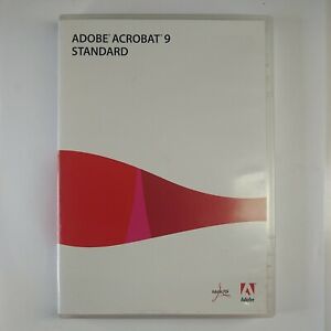 Adobe Acrobat 9 Standard for Windows Full Retail Version with Serial Number Key