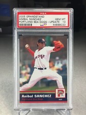 2005 Grandstand Portland Sea Dogs Update Anibal Sanchez - PSA 10 - POP 2