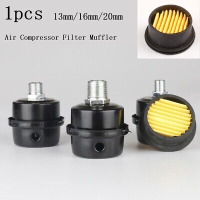 Air Compressor Muffler Filter Silencer Male Thread 1/2 3/8 1/4 BSP Metal • 4.02£