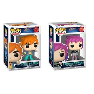 Scott Pilgrim (2023) Ramona Flowers Pop! Vinyl Figure - 2 SET Bundle + PROTECT - Picture 1 of 3