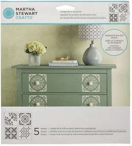 Martha Stewart Vintage Decor Fleur de Lis Stencil - Picture 1 of 4