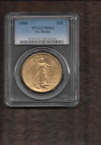 1908 $20 Saint-Gaudens Gold Double Eagle No Motto MS-62 