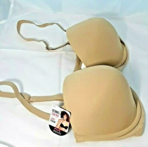 Maidenform Self Expressions Bras Beige 40DD Push up Underwired 5 way Multi Way - Picture 1 of 5