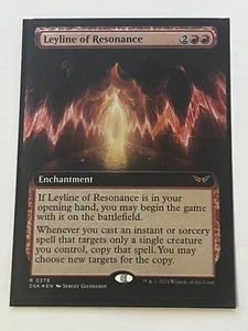 Leyline of Resonance - NM Foil Extended Art - Duskmourn: House of Horror - Picture 1 of 2
