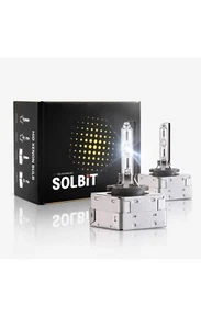 2X NEW OEM D1S WHITE 5000K HID XENON HEADLIGHT BULBS SET - Picture 1 of 10