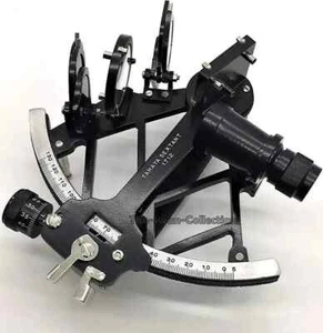 9" Black Nautical Tamaya Sextant 1712 Working Sextant Marine Navigation Gift - Picture 1 of 5