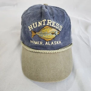 Huntress Homer Alaska Hat Cap Fishing Salmon Halibut Cobra - Picture 1 of 7